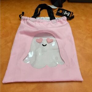 Pink Ghost Tote Bag